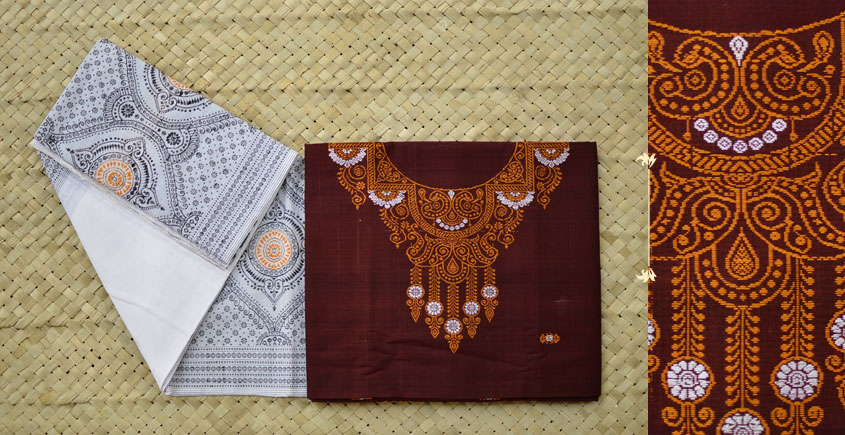 Meghasini ❈ Sambalpuri IKAT ❈ Dress material { 3 }